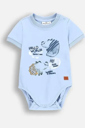 COCCODRILLO Kojenecké body SAGE TIME BOY NEWBORN