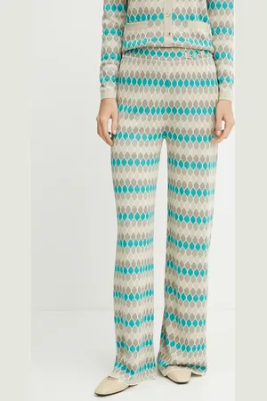 Fracomina Kalhoty dámské, barva, zvony, high waist, FS25SV3011K414F8