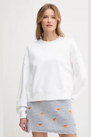 Benetton Bavlněná mikina dámská, barva, s potiskem, 3UNID109A