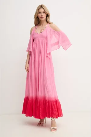 Pinko Bavlněné šaty barva, maxi, 104950 A2G4