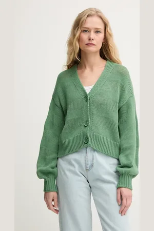 Benetton Bavlněný kardigan dámský, barva, 1898D604S