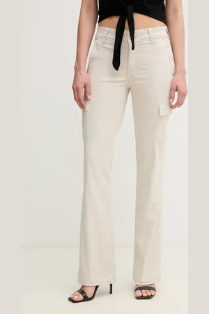 Guess Kalhoty dámské, barva, high waist, W5GA1B W93CL