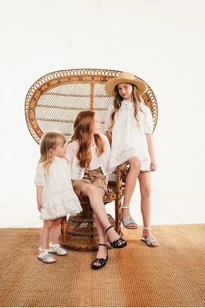 Twin-Set Dětské bavlněné šaty barva, mini, 251GJ2410