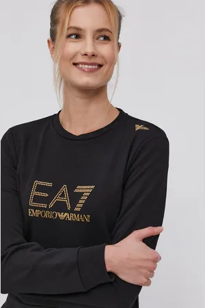 EA7 Mikina dámská, barva, s aplikací