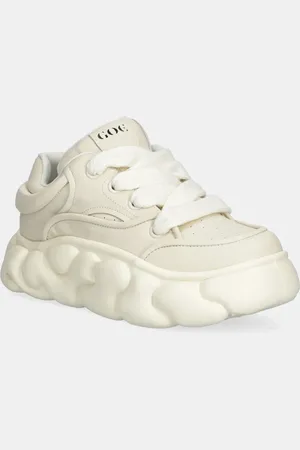GOE Kožené sneakers boty barva, RR2N4043