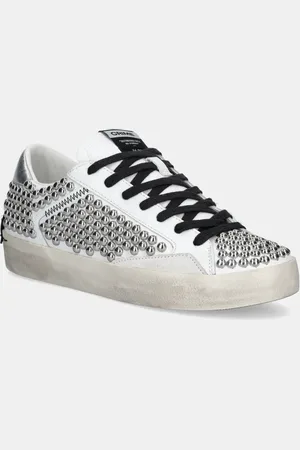 Crime london Kožené sneakers boty DISTRESSED barva, 27010PP6