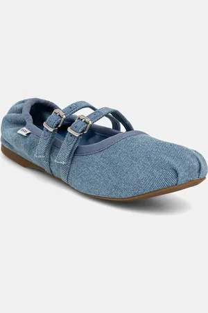 Tommy Hilfiger Baleríny BALLERINA DENIM barva, EN0EN02782
