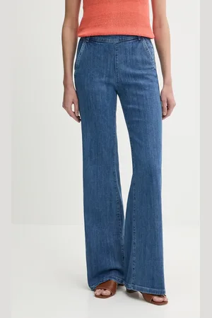 Benetton Džíny dámské, high waist, 4TUTDF06V