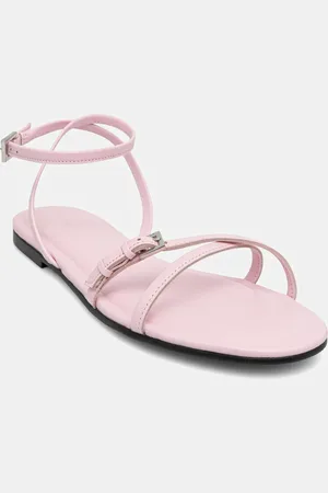 HUGO BOSS Kožené sandály Tayna dámské, barva, 50542093