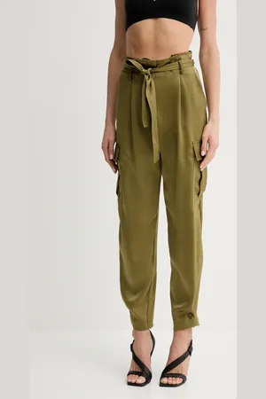 SIMONA CORSELLINI Kalhoty dámské, barva, střih chinos, high waist, P25CPPA020