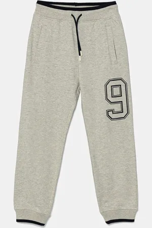 Benetton Dětské bavlněné tepláky barva, 3BC1CF065