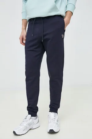 Paul Smith Bavlněné tepláky tmavomodrá barva, M2R.482T.KZEBRA