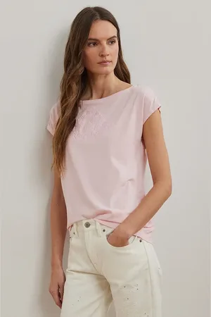 Ralph Lauren Bavlněné tričko dámské, barva, 200963873