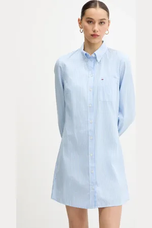 Tommy Hilfiger Bavlněné šaty barva, mini, DW0DW20334