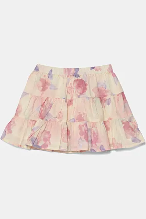 Benetton Dětská bavlněná sukně barva, mini, 4HYUG0015