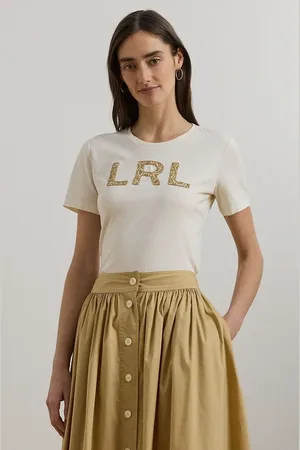 Ralph Lauren Bavlněné tričko dámské, barva, 200963950