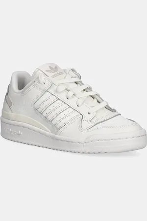 adidas Dětské kožené sneakers boty FORUM LOW CL barva, IH7916