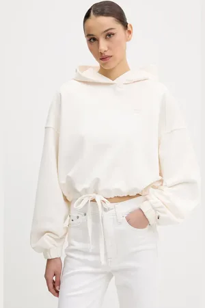 Tommy Hilfiger Bavlněná mikina dámská, barva, s kapucí, hladká, DW0DW20314