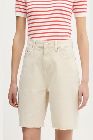 Tommy Hilfiger Džínové šortky dámské, barva, high waist, DW0DW21646