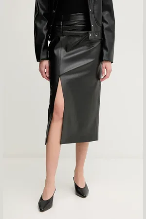 Sisley Sukně barva, midi, pouzdrová, 4OOHL002L