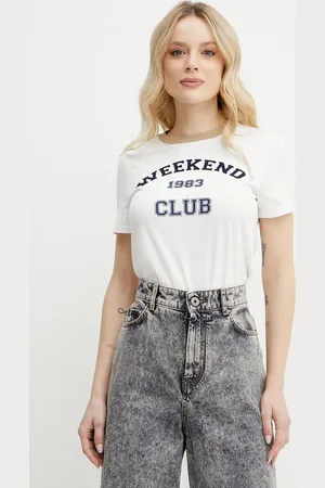 Max Mara Bavlněné tričko barva, 2515971051600