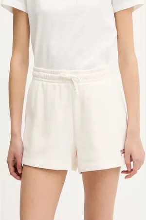 Tommy Hilfiger Bavlněné šortky dámské, barva, high waist, DW0DW20353