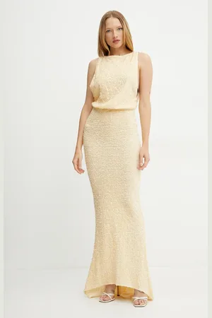 Elisabetta Franchi Velurové šaty barva, maxi, ABR5252E2