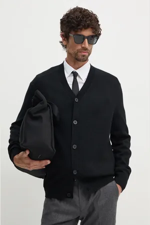 Armani Exchange Svetr s příměsí vlny barva, 6DZE1G ZM1LZ