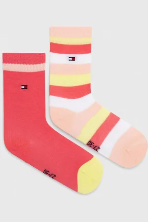 Tommy Hilfiger Dětské ponožky 2-pack zelená barva