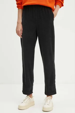 American Vintage Manšestrové kalhoty barva, high waist, PADO137H24