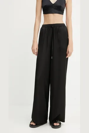 Guess Kalhoty INES dámské, barva, high waist, W5GB11 WH9C2