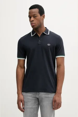 Liu Jo Polo tričko pánské, tmavomodrá barva, QA5158 J0299
