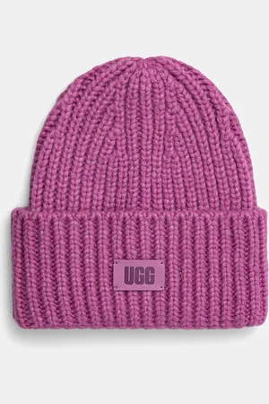 UGG Čepice z vlněné směsi CHUNKY RIB BEANIE barva, z husté pleteniny, 21687