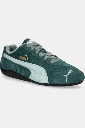 PUMA Semišové tenisky Speedcat The NeverWorn V zelená barva, 401532