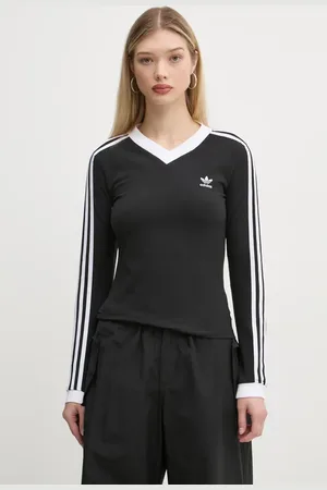 adidas Tričko s dlouhým rukávem V-NECK LS barva, IY7247