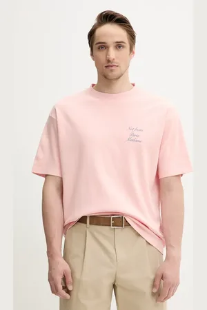 Drôle de Monsieur Bavlněné tričko Le T-Shirt Slogan Cursive pánské, barva, s potiskem, G-TS209-CO002-LPI