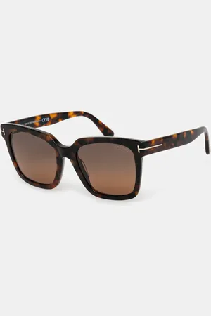 Tom Ford Sluneční brýle Selby dámské, vínová barva, FT0952_5552H