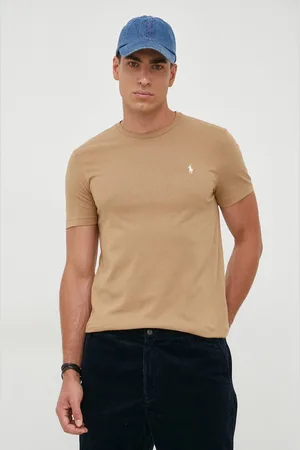Ralph Lauren Bavlněné tričko červená barva, 710671438