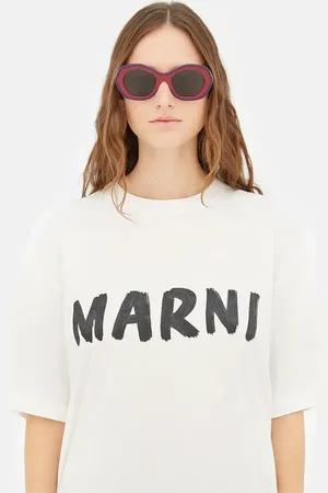 Marni Sluneční brýle Ulawun Vulcano Bordeaux dámské, vínová barva, EYMRN00024.002.YAL