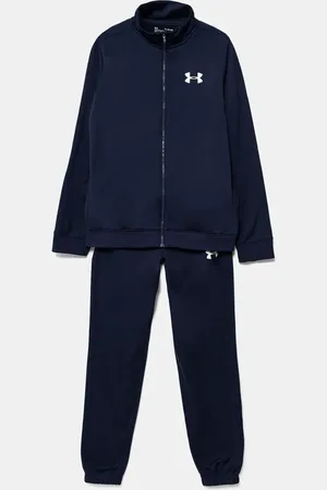 Under Armour Dětská tepláková souprava modrá barva