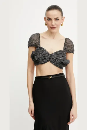 Elisabetta Franchi Top dámský, barva, TO03652E2