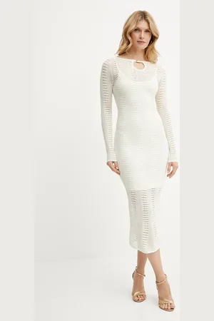 Guess Šaty EMMA barva, maxi, přiléhavé, 5GGK45 5869Z