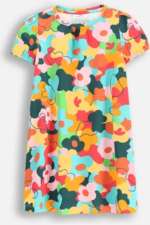 COCCODRILLO Šaty barva, midi, MAXITROPIC GIRL KIDS