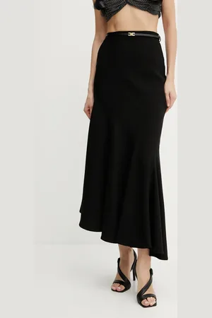 Elisabetta Franchi Sukně barva, maxi, áčková, GO10752E2