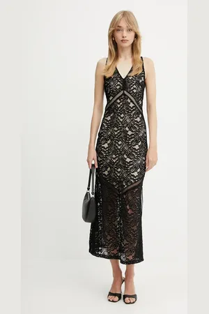 Guess Šaty CHRISTEL barva, maxi, přiléhavé, W5GT37 KCS90