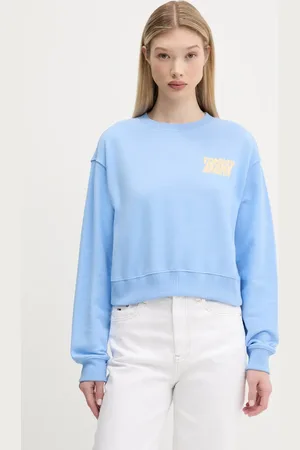 Tommy Hilfiger Bavlněná mikina dámská, barva, s potiskem, DW0DW21345