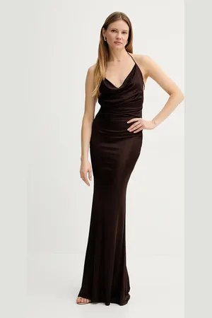 Elisabetta Franchi Šaty barva, maxi, přiléhavé, ABR0652E2