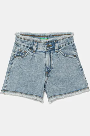 Benetton Dětské riflové kraťasy barva, 4UTPG902K