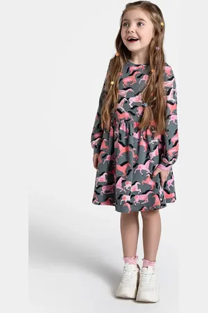 COCCODRILLO Šaty barva, mini, NOSTALGIC MEADOW GIRL KIDS