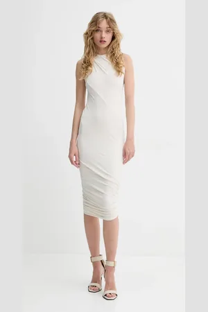 Rick Owens Šaty barva, midi, přiléhavé, LI01E4519CVI
